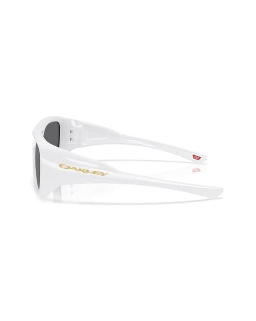 Oakley Gray 60Mm Prizm Rectangular Sunglasses for men