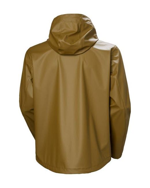 Helly Hansen Brown Moss Waterproof Rain Jacket for men