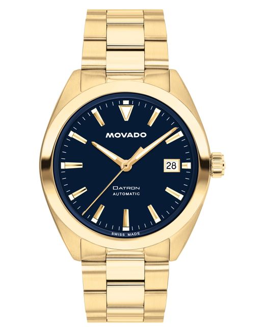 Movado Metallic Datron Automatic Bracelet Watch, 39Mm for men