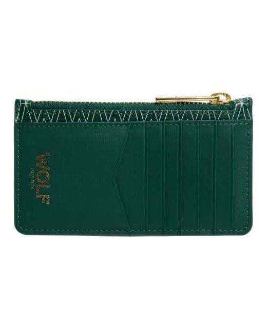 Wolf Green Signature Zip Case for men