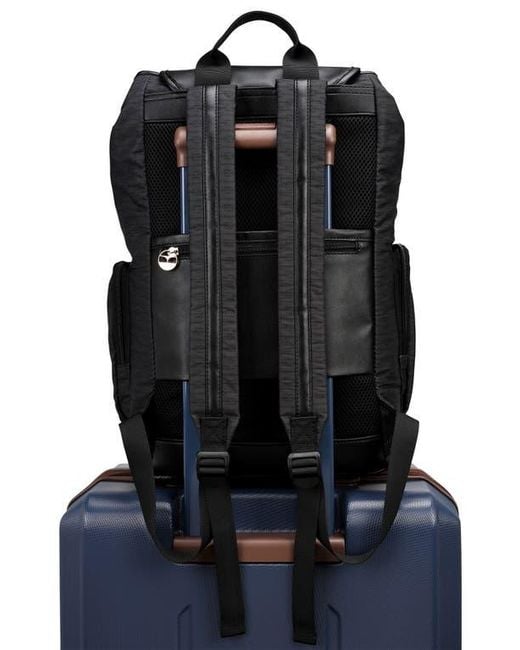 Elle Black Eleganza 25L Monogram Backpack