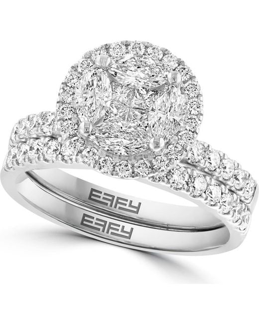 Effy Metallic 14K Diamond Statement Ring