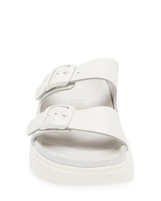 Birkenstock White Papillio By Arizona Chunky Exquisite Sandal