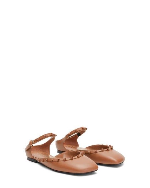 3.1 Phillip Lim Brown Ankle Strap Flat