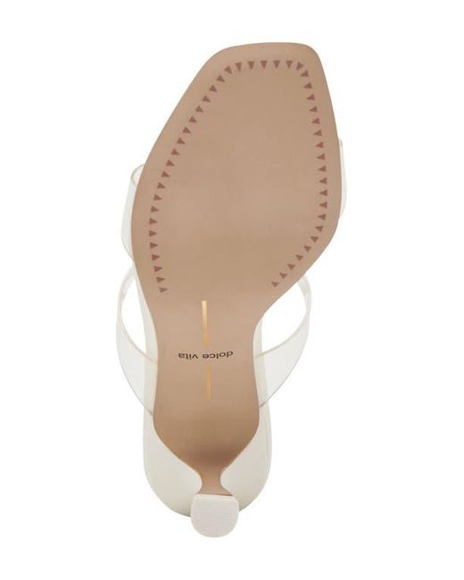 Dolce Vita White Genora Slide Sandal