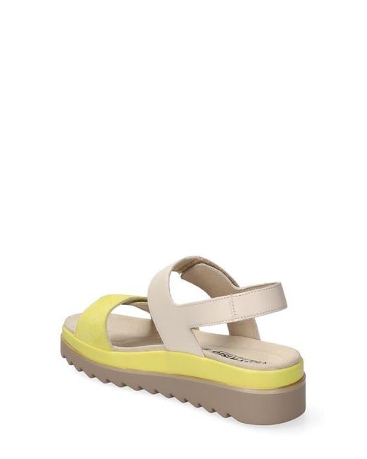 Mephisto Metallic Dominica Platform Sandal