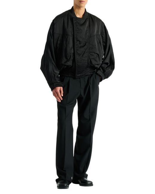 Balmain Black Bomber Jacket for men