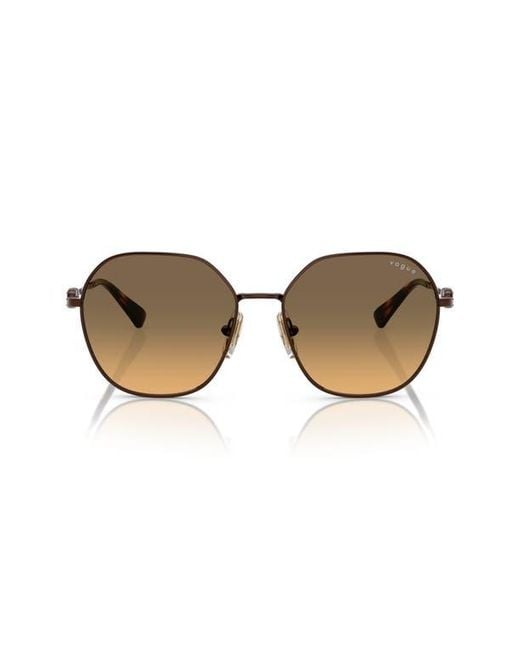 Vogue Multicolor 55Mm Gradient Irregular Sunglasses