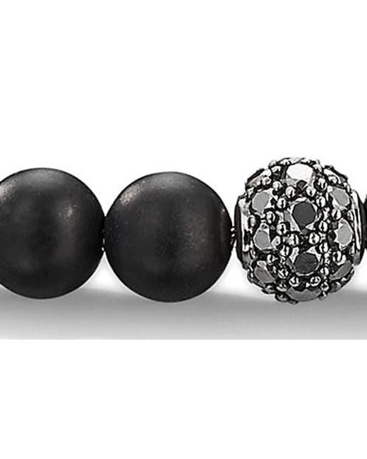 David Yurman Black Spiritual Beads Bracelet for men
