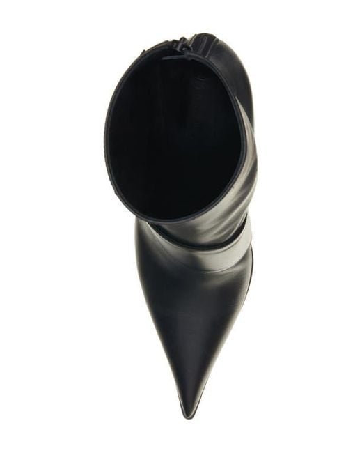 Alexander McQueen Blue Heron Pointed Toe Bootie