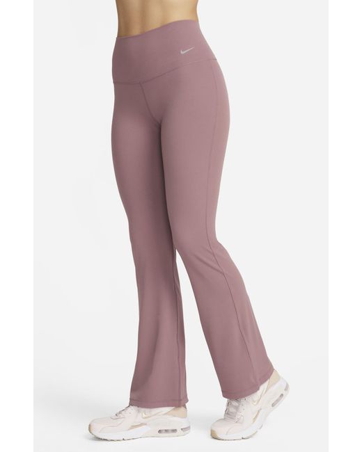 Nike Purple Dri-fit Flare leggings