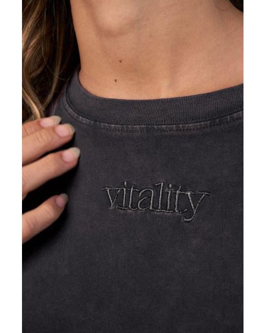 Vitaly Blue Retro Uni Tee