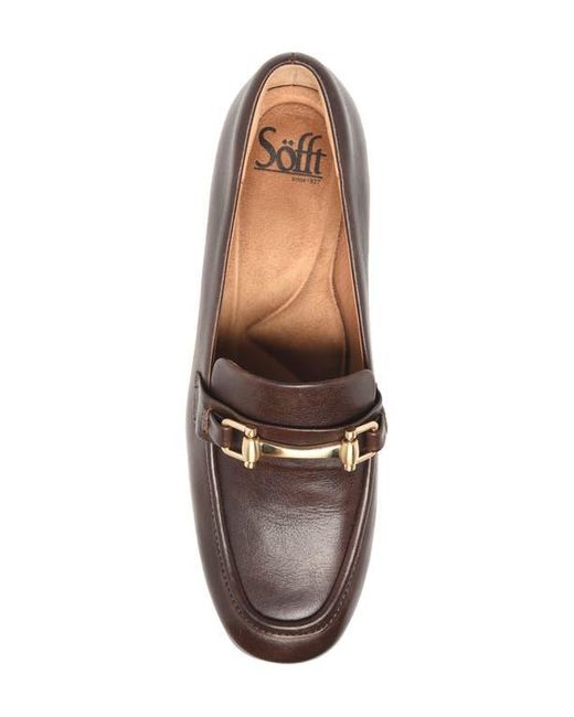 Söfft Brown Casandra Bit Loafer Pump