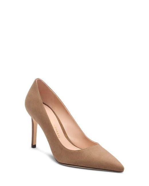 Stuart Weitzman Brown Stuart Power 85 Pump