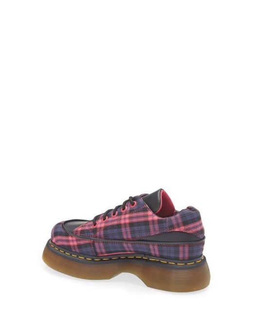 Dr. Martens Purple Buzz 5I Mixed Media Platform Sneaker