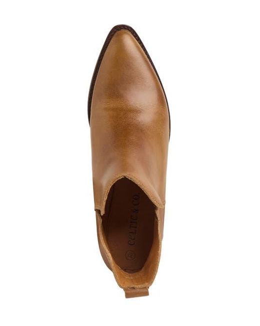 Celtic & Co. Brown Split Detail Ankle Boot