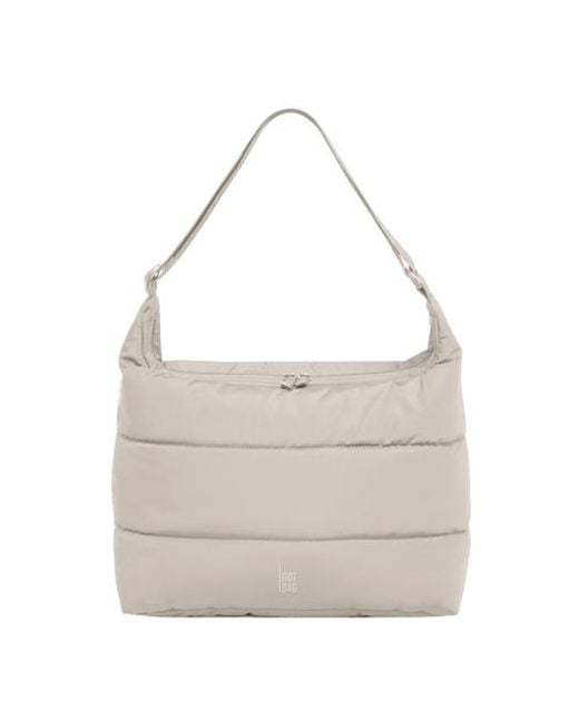 GotBag Gray Puffer Square Bag Large