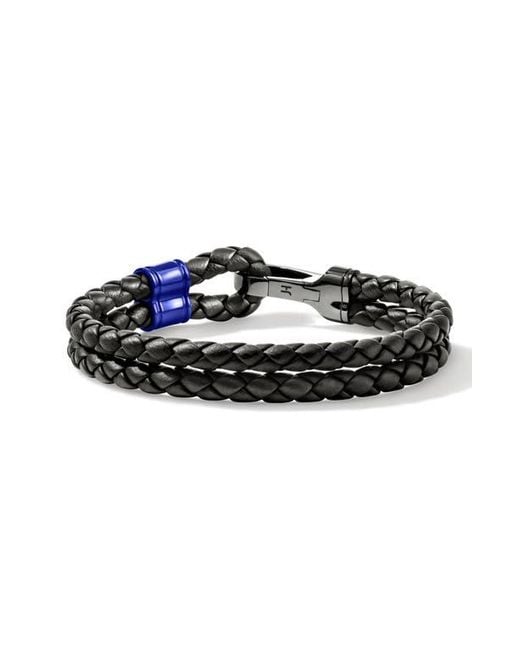 John Hardy Black Double Layer Bracelet for men