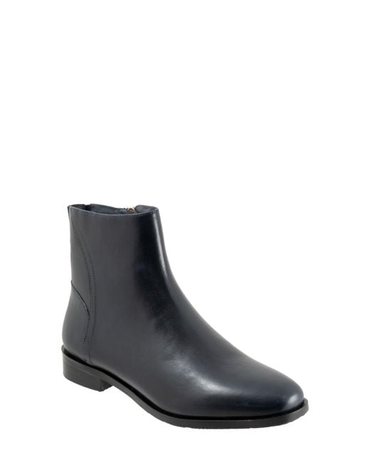 Trotters Black Ava Bootie
