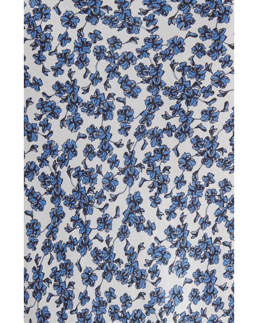 Faithfull The Brand Blue Menton Floral Maxi Skirt