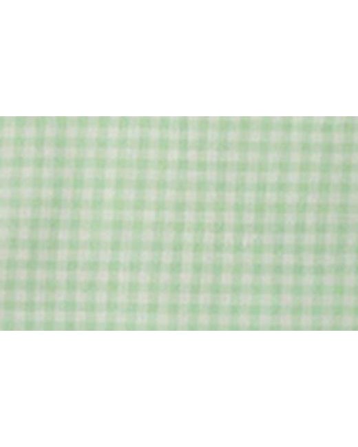 Ralph Lauren Green Print Cotton Blend Short Pajamas