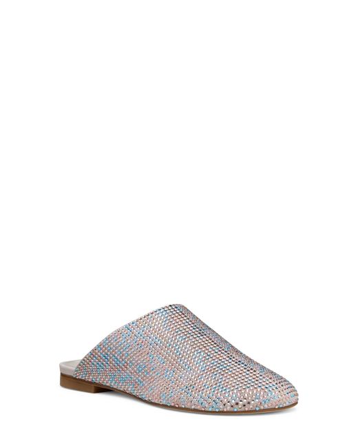 Stuart Weitzman Gray Talia Shine Mule
