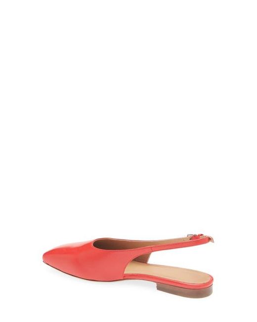 Mansur Gavriel Red Square Toe Slingback Flat