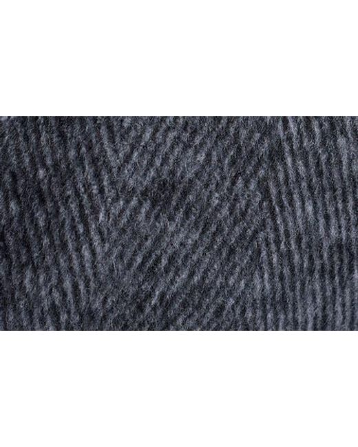 Bugatchi Gray Herringbone Wool Blend Car Coat for men