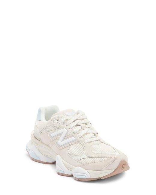New Balance White Gender Inclusive 9060 Sneaker