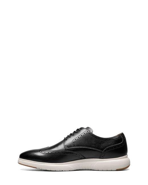 Florsheim Black Dash Wingtip Derby for men