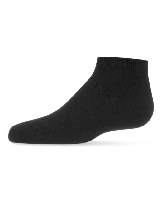 Memoi Black Basic Silky-Soft Gauge Ankle Sock