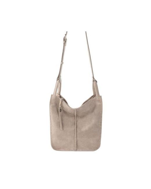 The Sak Gray Los Feliz Crossbody Leather Bag