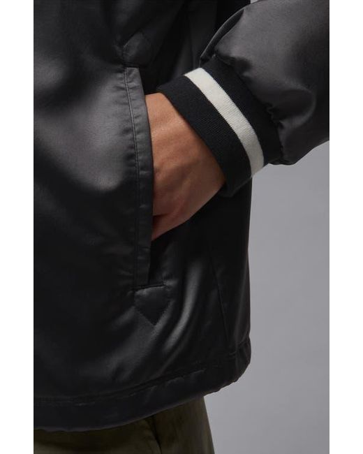 Nike Black 40Th Anniversary Water Repellent Satin Coach's Jacket