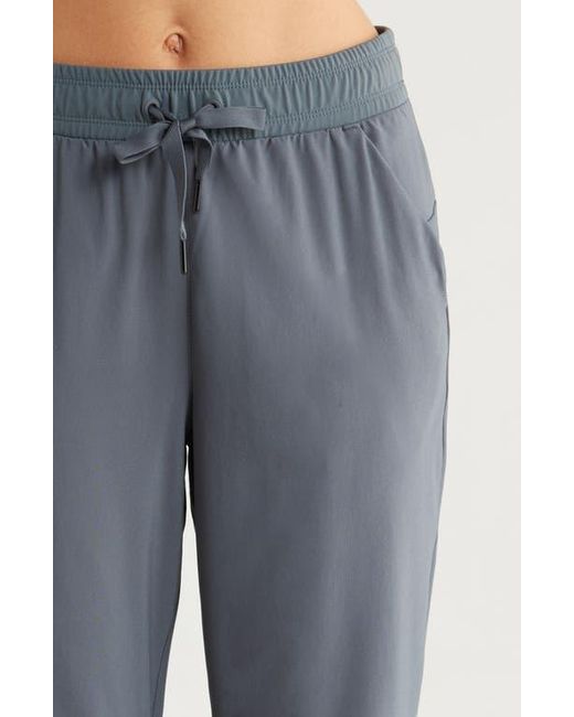 Free Fly Blue Breeze Drift Drawstring Crop Pants