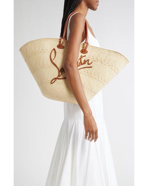 Cabata Large raffia shoulder bag
