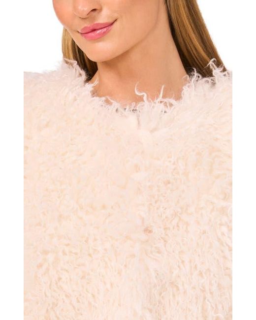 Halogen® Blue Faux Fur Jacket