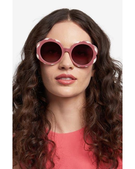 Kate Spade Vivi 54Mm Round Sunglasses in Pink | Lyst display picture 3