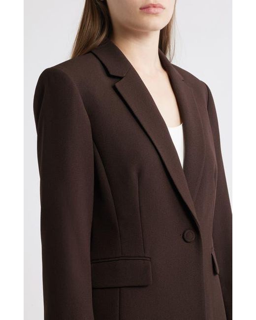 Tahari Black One-Button Crepe Jacket & Pants Set