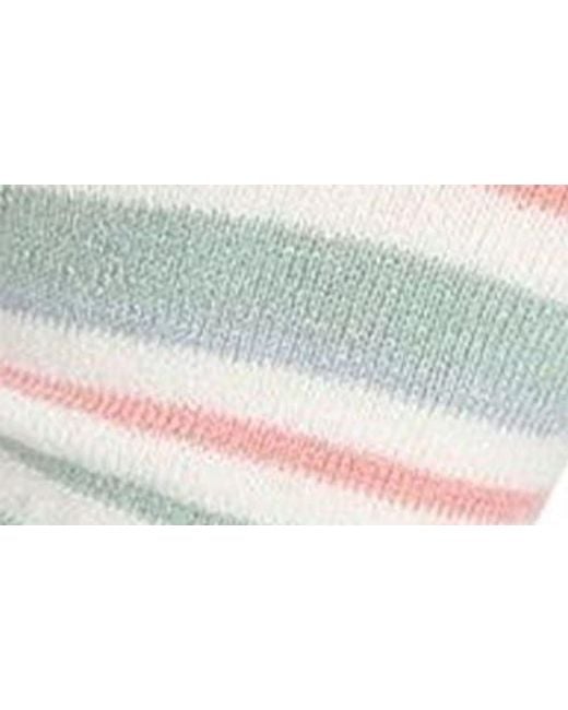 Memoi White Assorted 2-Pack Crew Socks