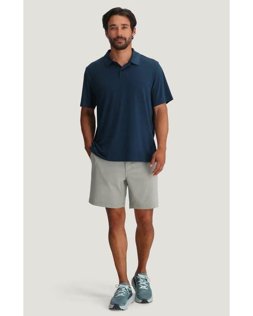 Free Fly Blue Elevate Polo for men
