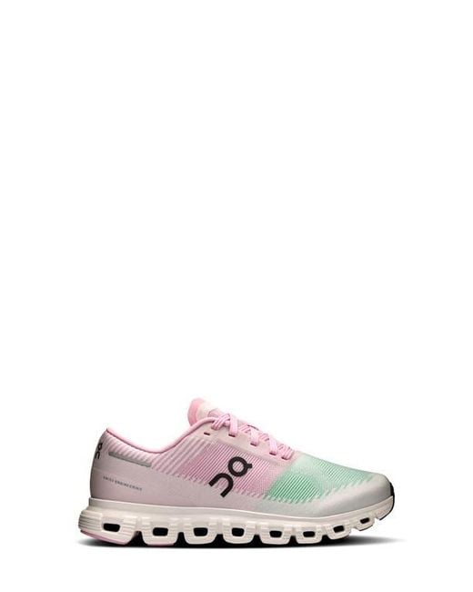 On Shoes Pink Cloud Push Sneaker