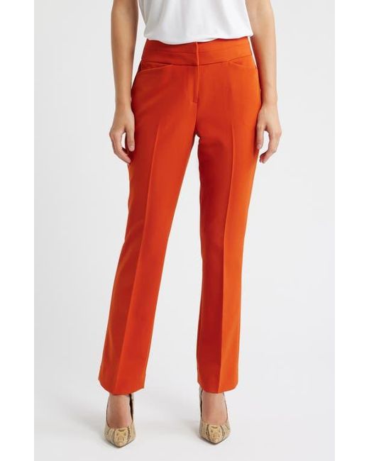 Tahari Red Bootcut Pants