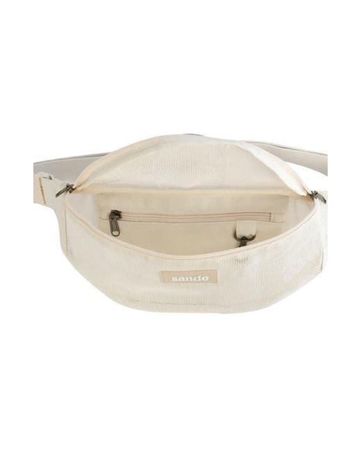Sande White Essentials Crossbody Bag