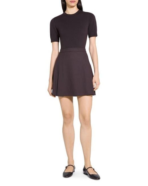 theory black mini dress Women's Silent Theory Rider Mini Dress in Washed Black