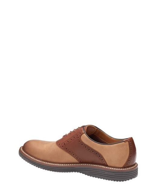 Johnston & Murphy Brown Upton Saddle Shoe for men