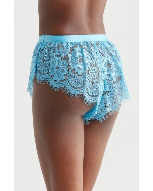 Kilo Brava Blue Embroidered Lace Tap Boyshorts