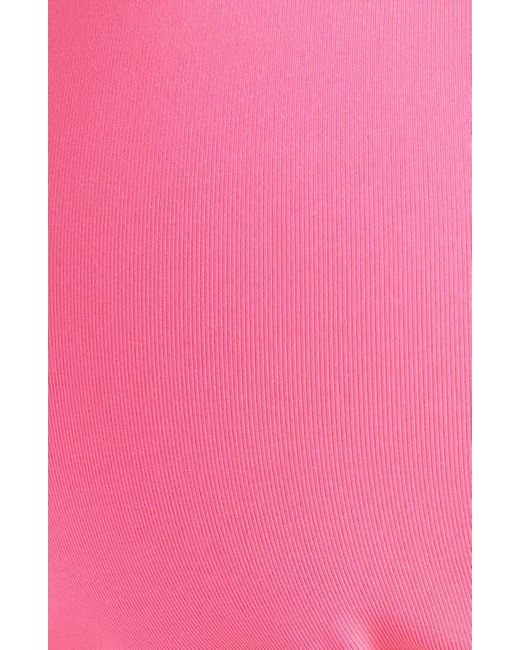 Nike Red Colorblock Triangle Bikini Top