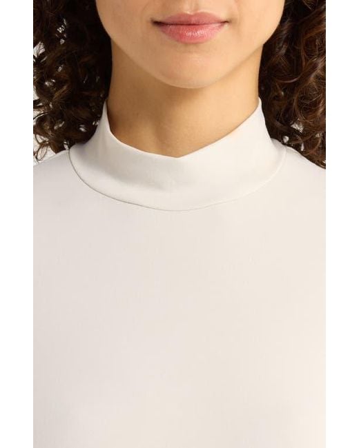 Mpg White Cloud Open Back Crop Top