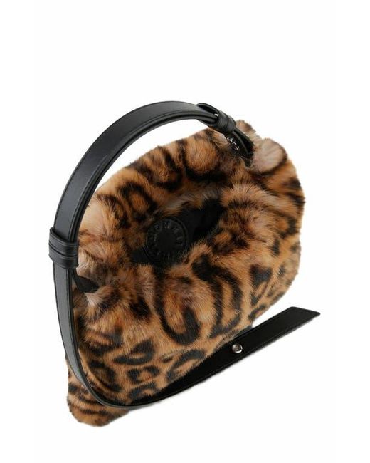 【SIMONMILLER】Cheetah Faux Fur Mini Puffin Bag SIMONMILLER Puffin Mini Cheetah Faux Fur Shoulder Bag