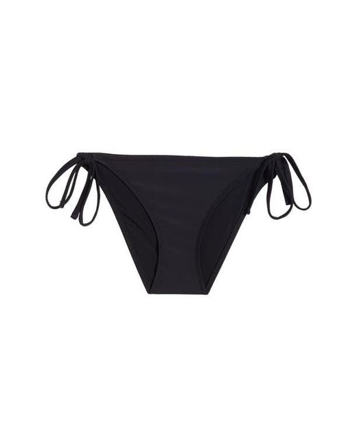 Solid & Striped Black The Iris Side Tie Bikini Bottoms
